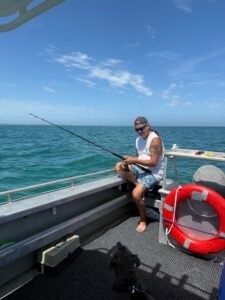 fishing of hire boat shark bay 